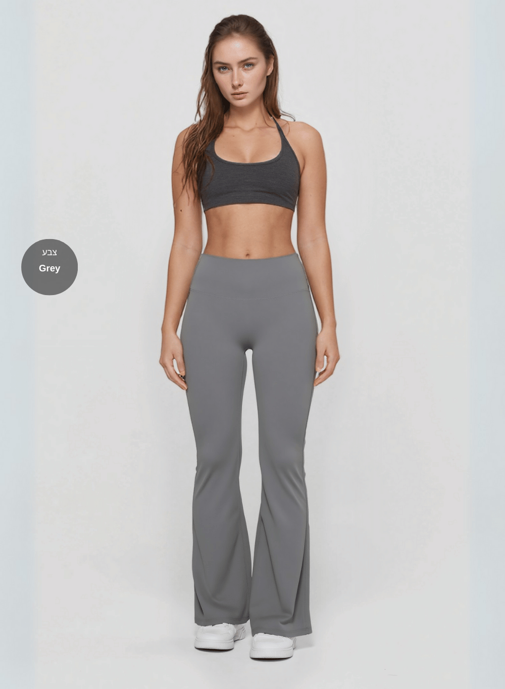 טייץ מתרחב פדלפון מחטב High Waist - דגם Flare leggings