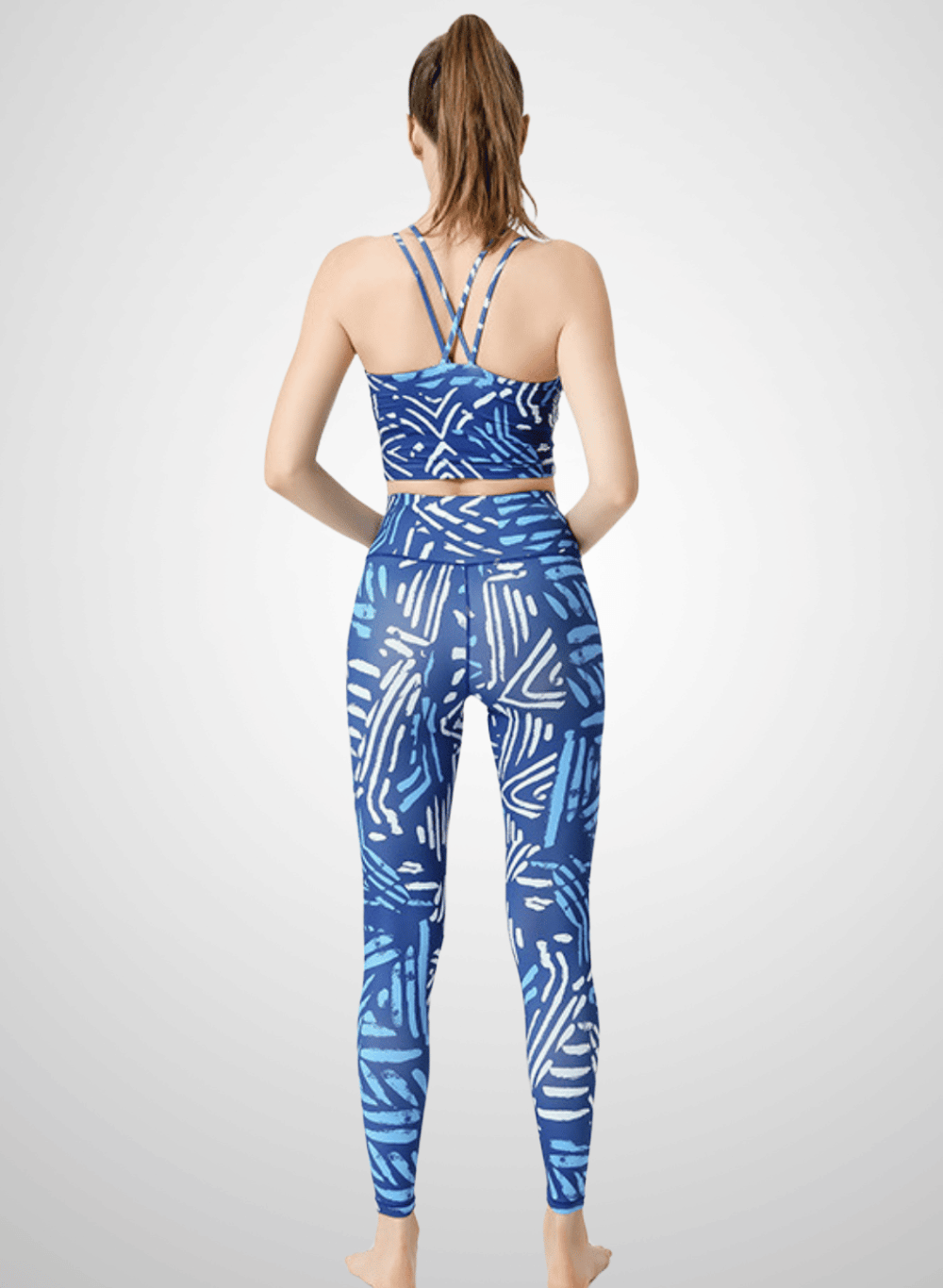 סט ספורט נשים  טייץ וטופ - דגם  Vibrance 2525 (set)