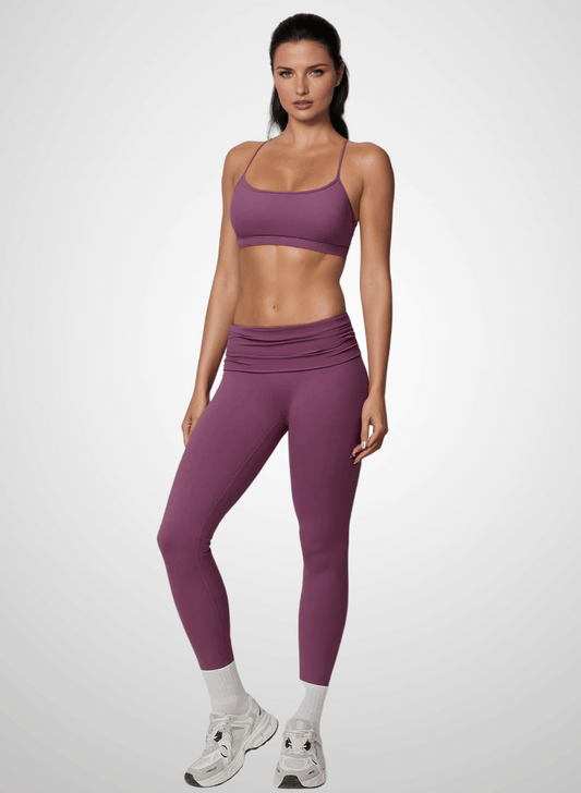 סט טייץ מחטב וטופ לנשים – ZC516 MOVEFORM SET