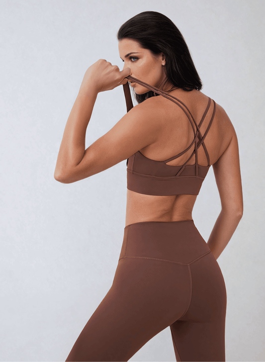 טייץ מחטב לנשים בגזרה גבוהה עם כיס אחורי – דגם Luma 6618 leggings