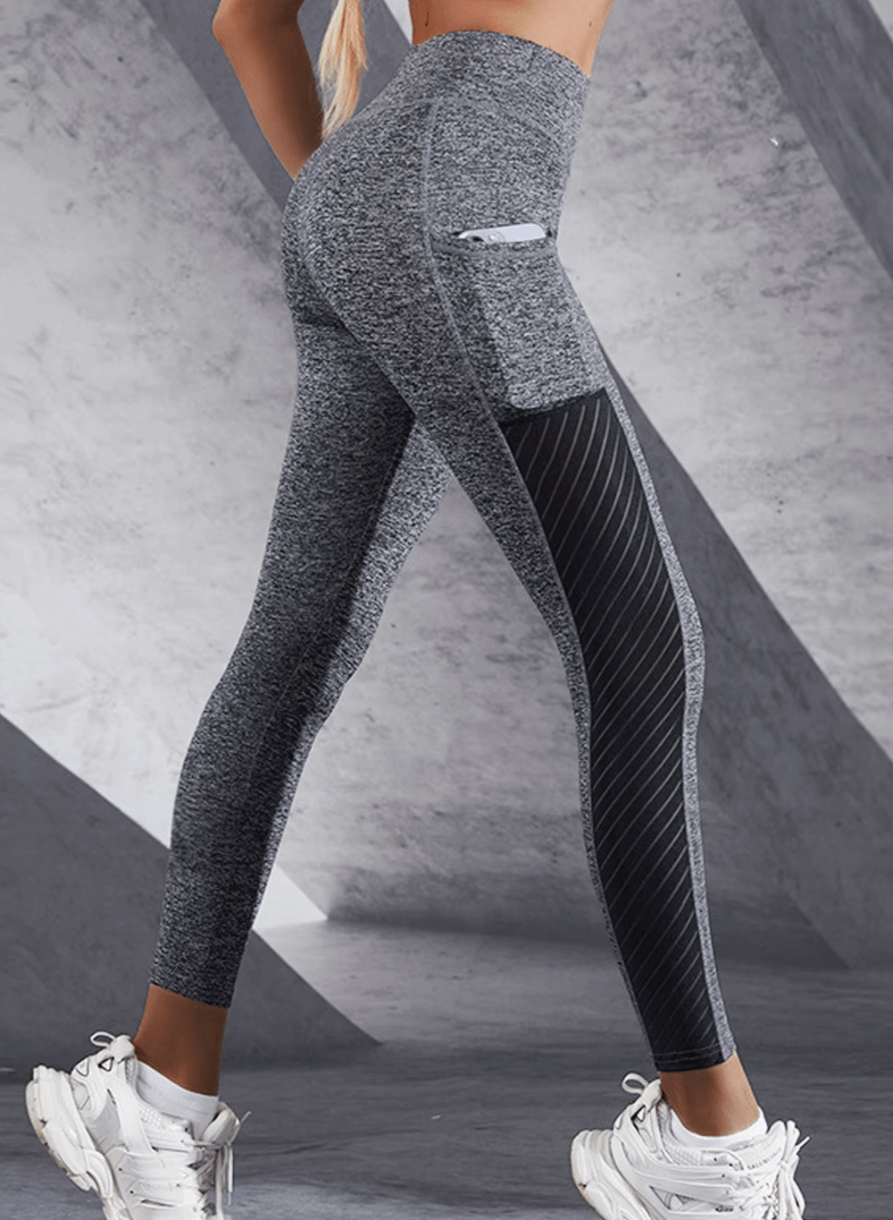 טייץ מחטב High Waist עם כיסים - דגם Propel
