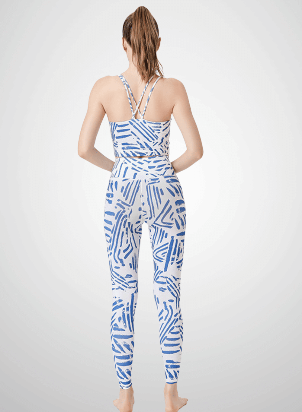 סט ספורט נשים  טייץ וטופ - דגם  Vibrance 2525 (set)