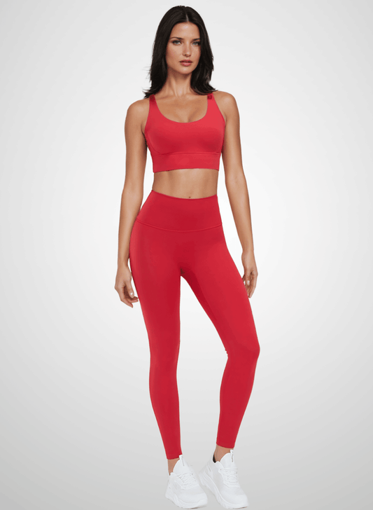 טייץ מחטב לנשים בגזרה גבוהה עם כיס אחורי – דגם Luma 6618 leggings