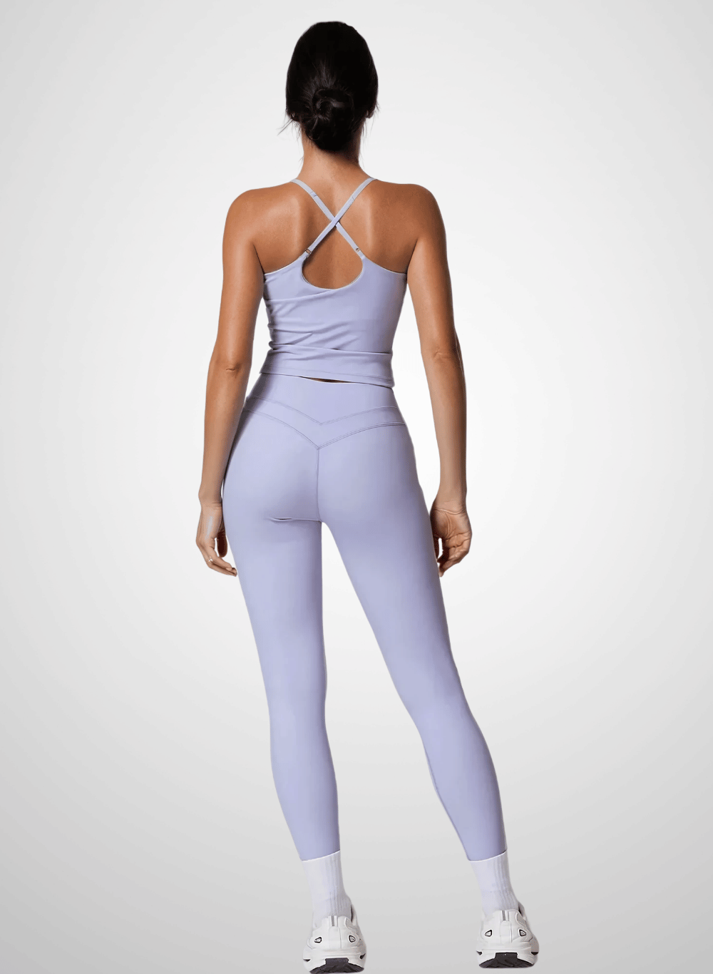 סט טייץ וגופיית קרופ מחטב לנשים – דגם SculptFit 8863 Set