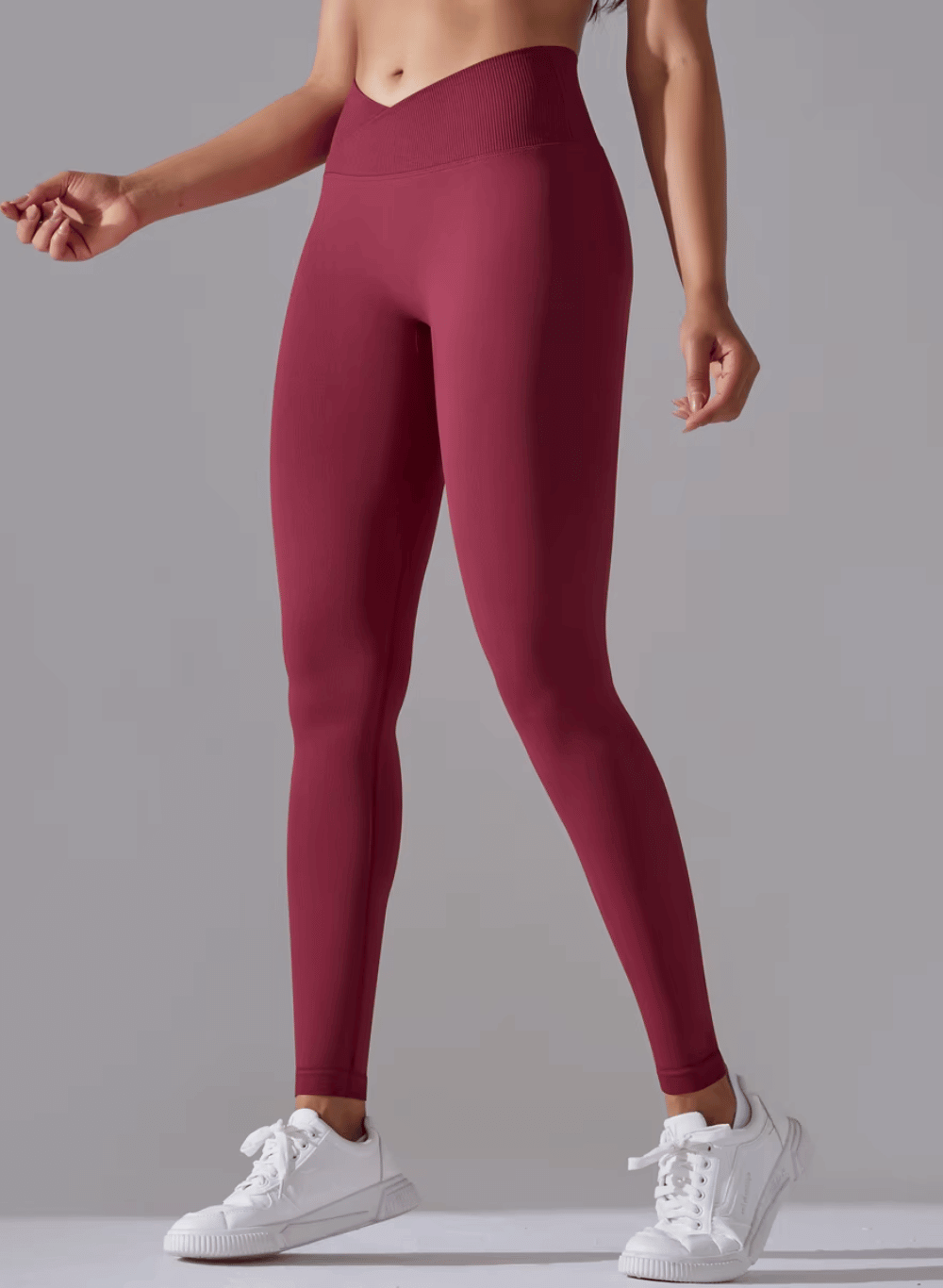 טייץ מחטב High Waist גזרת V - דגם Balance