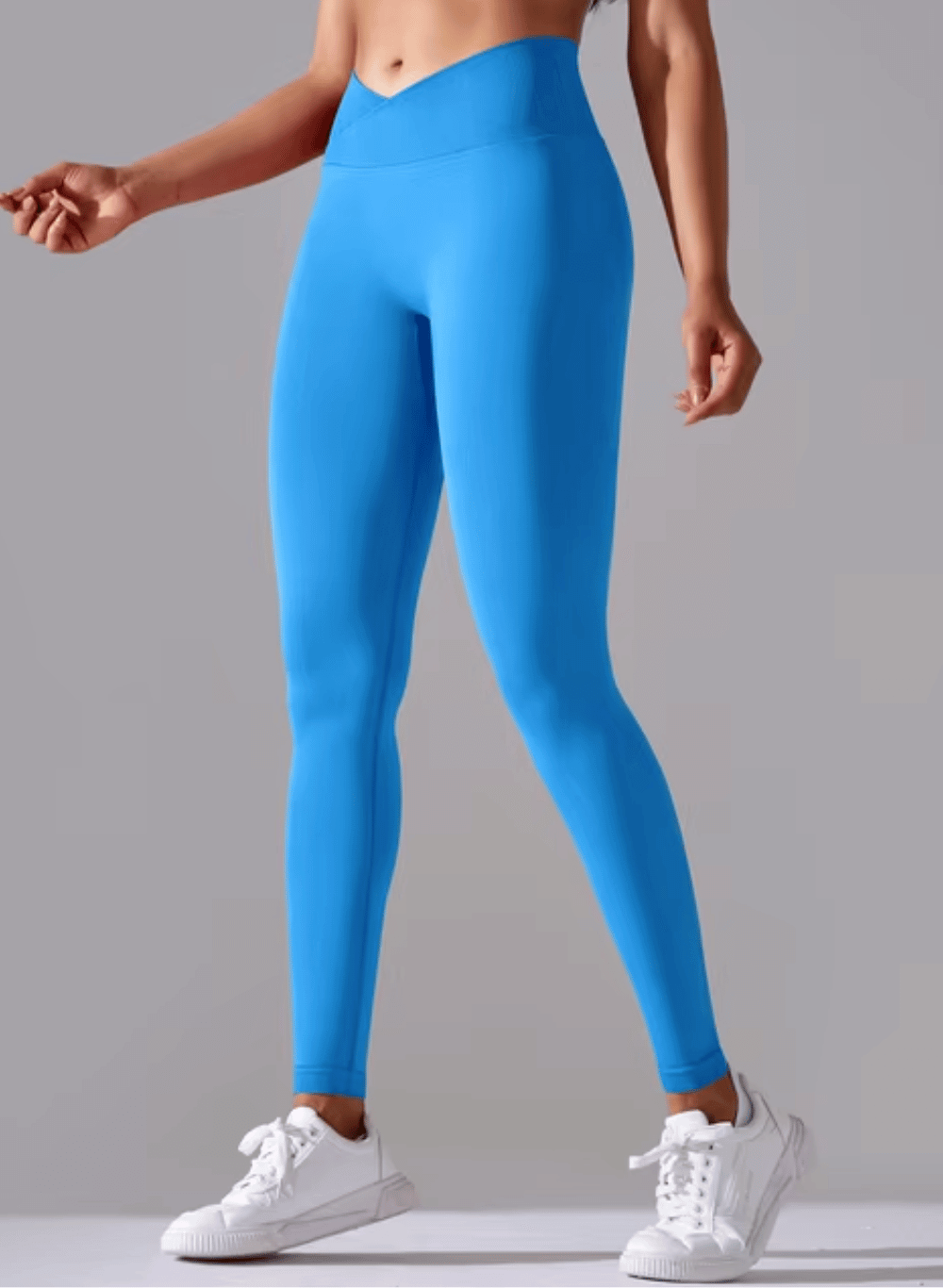 טייץ מחטב High Waist גזרת V - דגם Balance