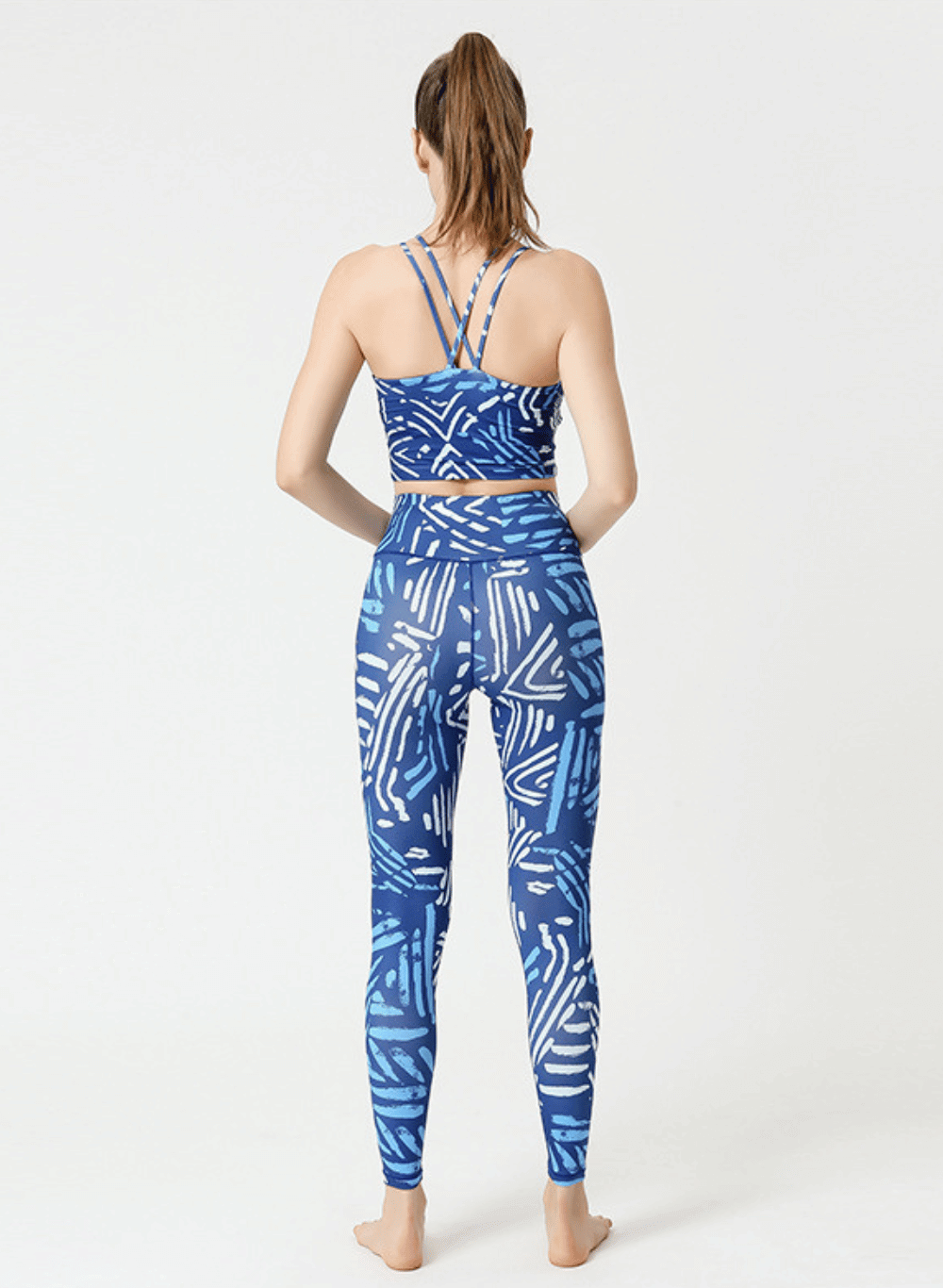 סט ספורט נשים  טייץ וטופ - דגם  Vibrance 2525 (set)