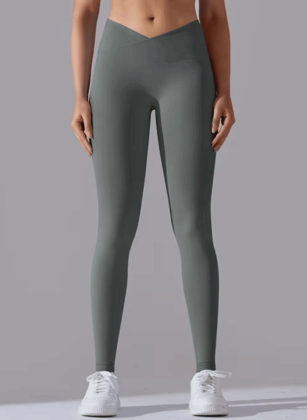 טייץ מחטב High Waist גזרת V - דגם Balance