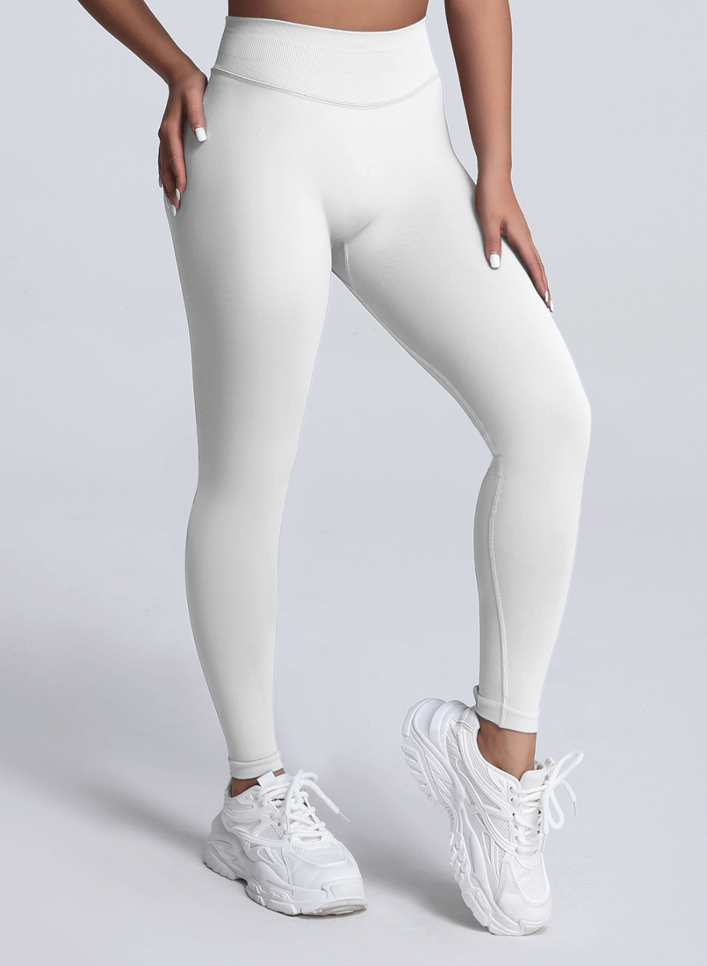 טייץ מחטב לנשים High Waist (בד עבה) - דגם Adapt 3003