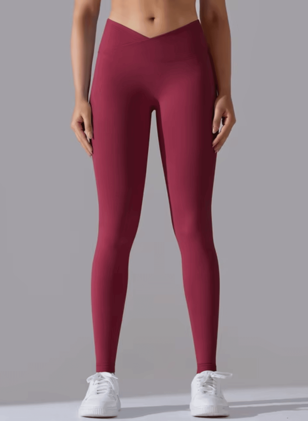 טייץ מחטב High Waist גזרת V - דגם Balance