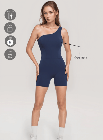 אוברול ספורטיבי עם כתף אחת - STRIX One-Shoulder 9124