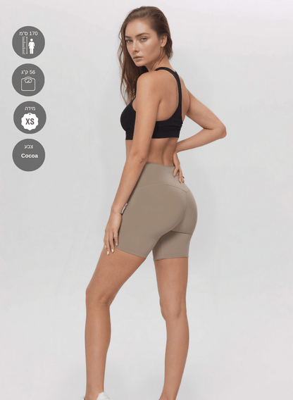 טייץ High Waist קצר מחטב - דגם Unity