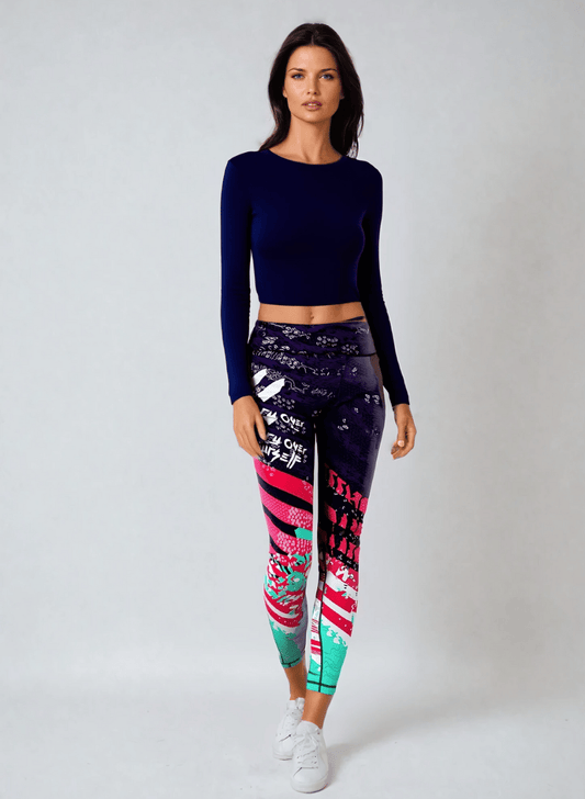 טייץ מחטב לנשים - דגם VividFit 0714 leggings