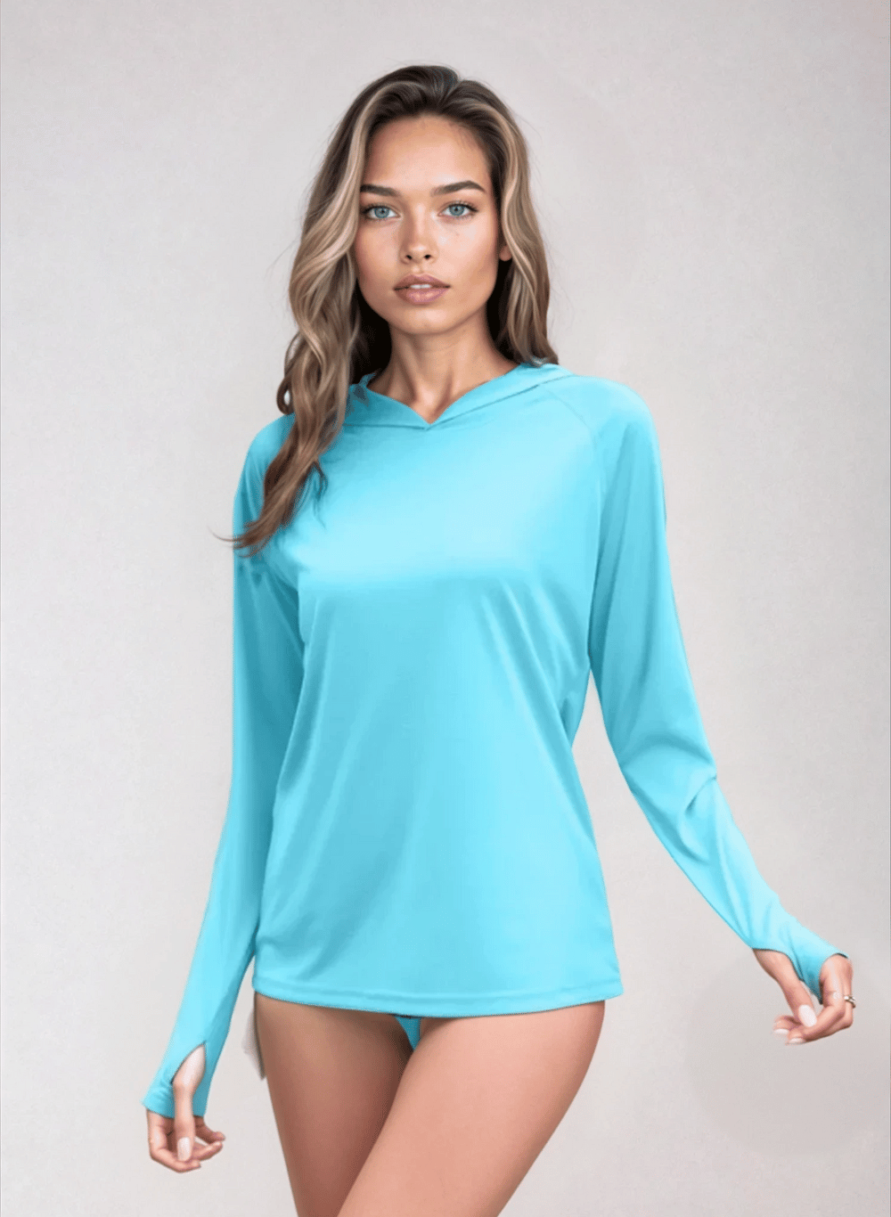 חולצת ספורט לנשים עם הגנה UPF 50+ מהשמש - דגם Flow