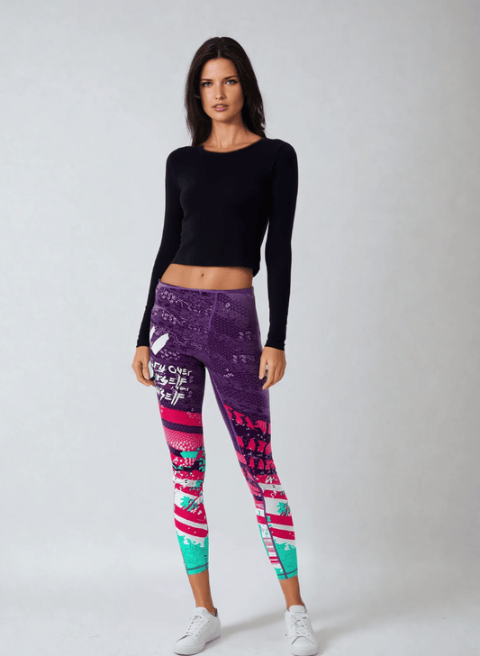 טייץ מחטב לנשים - דגם VividFit 0714 leggings