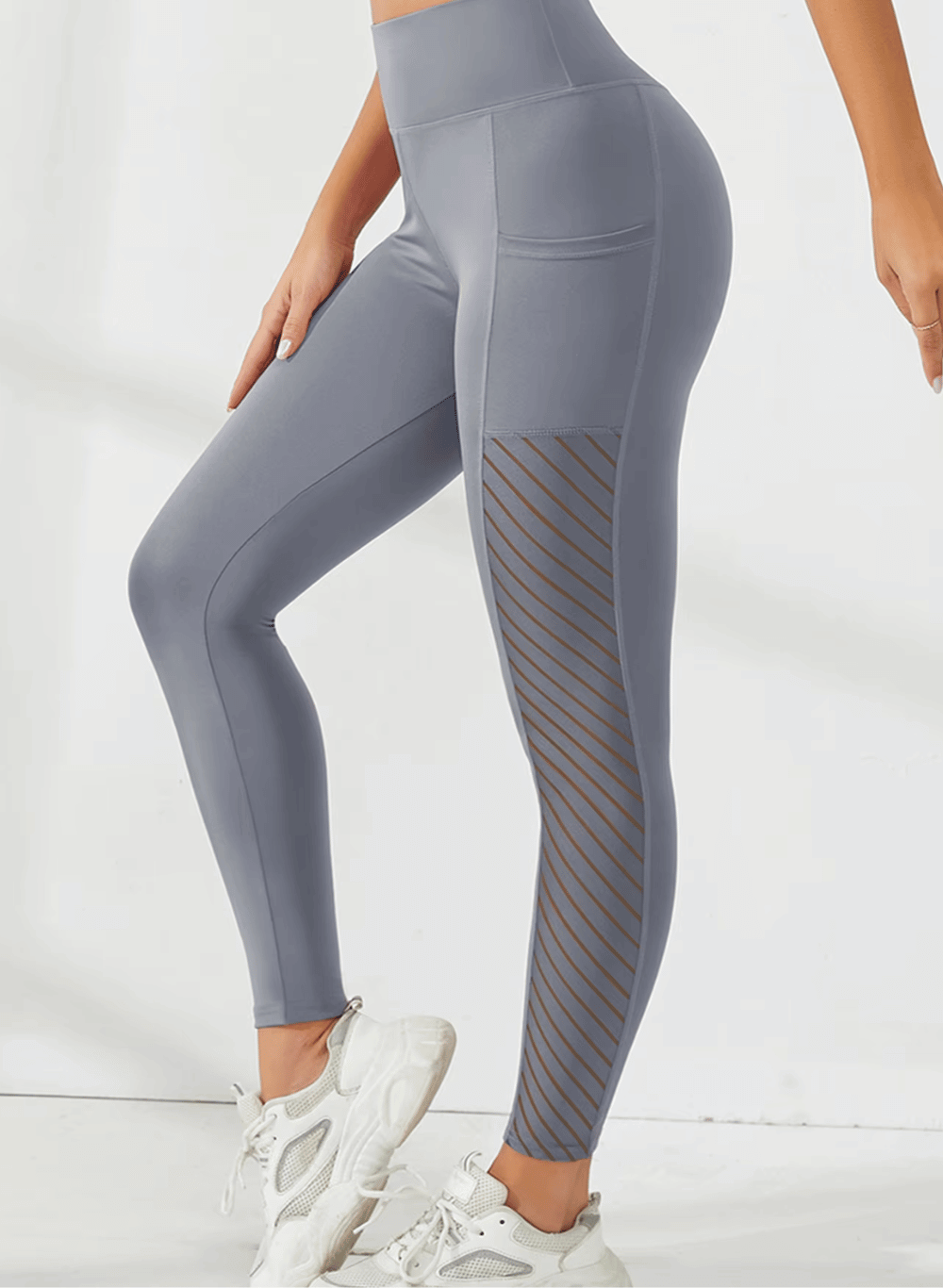 טייץ מחטב  High Waist עם כיסים - דגם Propel