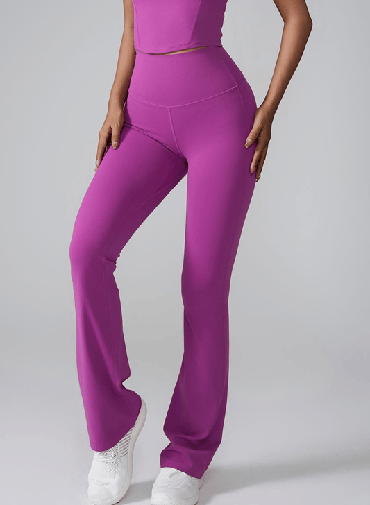 טייץ מתרחב פדלפון מחטב  High Waist - דגם Aerofit (2382)