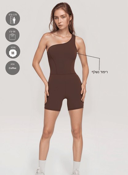 אוברול ספורטיבי עם כתף אחת - STRIX One-Shoulder 9124
