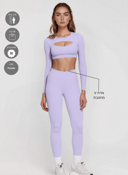 טייץ מחטב בגזרת V גבוהה -  STRIX V‑Shape Only Leggings 9177