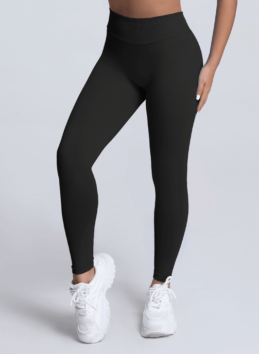 טייץ מחטב לנשים  High Waist (בד עבה) - דגם Adapt 3003