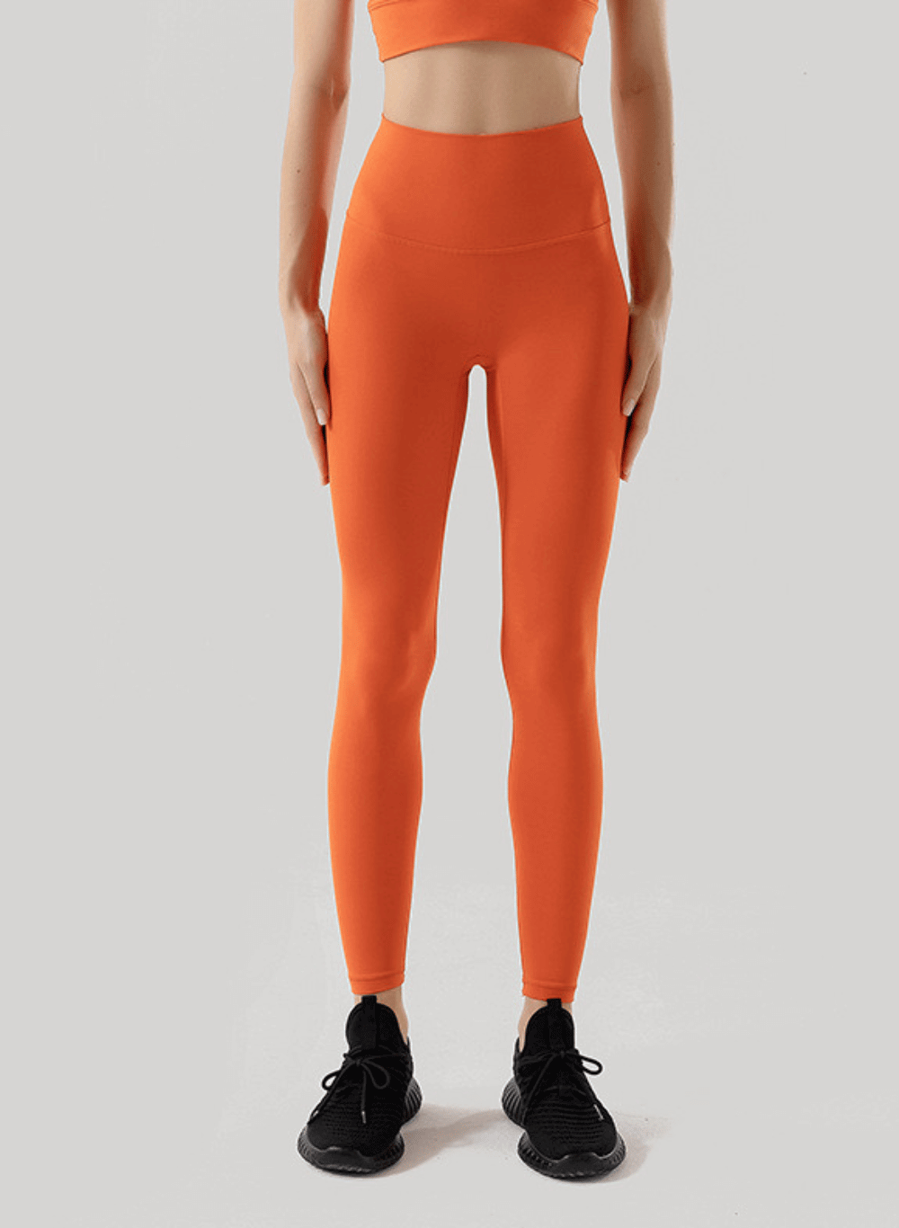 טייץ מחטב  High Waist דגם קורל (Only leggings)